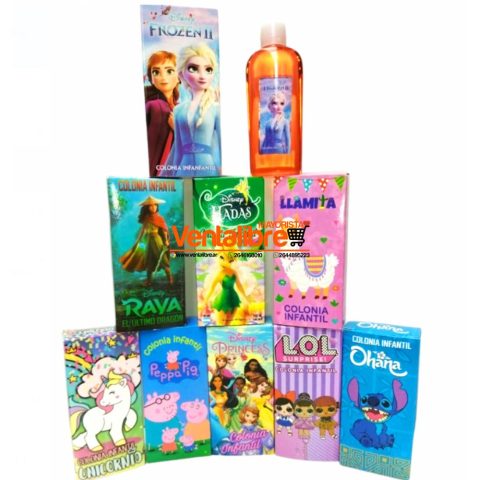 PERFUME DE TOCADOR PARA NENA CON PERSONAJE