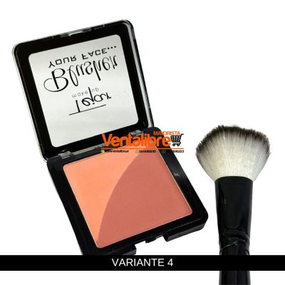 RUBOR COMPACTO COMBINADO X 2 COLORES FÓRMULA SUAVE Y REFINADA - Image 5