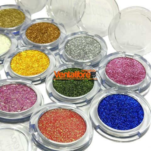 SOMBRA GLITTER INDIVIDUAL ULTRA PIGMENTADA 12 TONOS