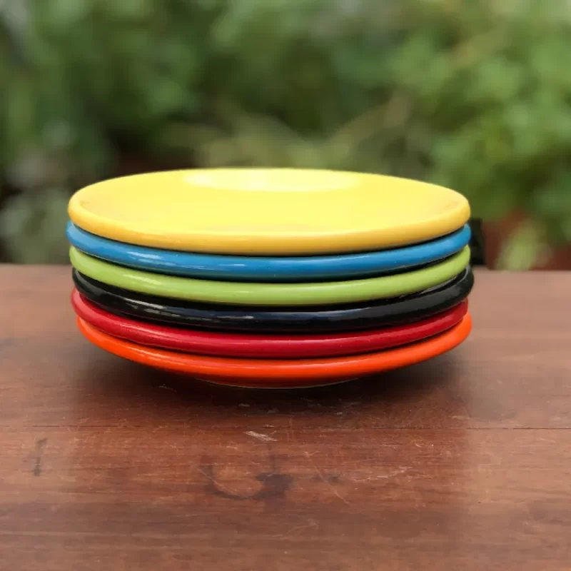 PLATO DE CERÁMICA PARA TAZAS O TAZONES EXCELENTE CALIDAD - Imagen 3