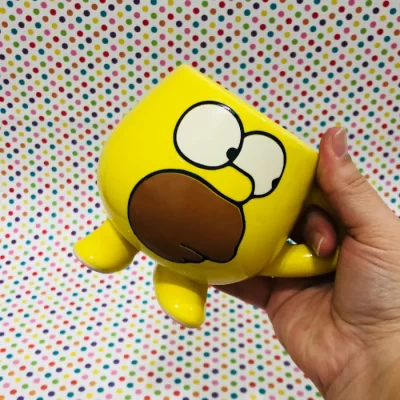 TAZA CERÁMICA CON PATITAS DISEÑOS PERSONAJES EXCELENTE CALIDAD - Image 2