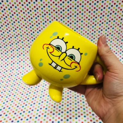TAZA CERÁMICA CON PATITAS DISEÑOS PERSONAJES EXCELENTE CALIDAD - Image 3