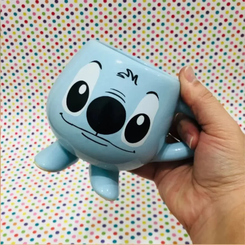 TAZA CERÁMICA CON PATITAS DISEÑOS PERSONAJES EXCELENTE CALIDAD - Imagen 2
