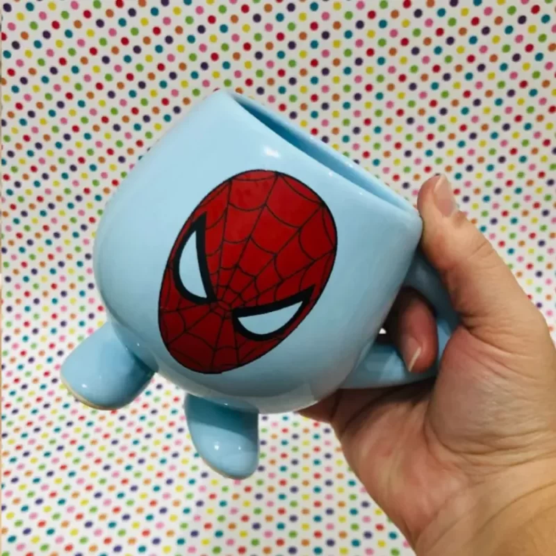 TAZA CERÁMICA CON PATITAS DISEÑOS PERSONAJES EXCELENTE CALIDAD - Imagen 4