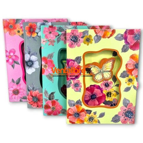 DIARIO INTIMO CON CANDADO EN ESTUCHE DISEÑO MARIPOSAS