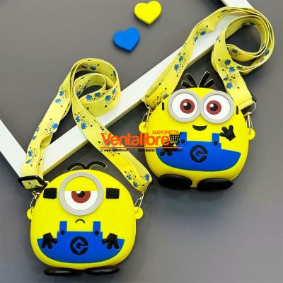 CARTERA BANDOLERA INFANTIL MINIONS EXCELENTE CALIDAD