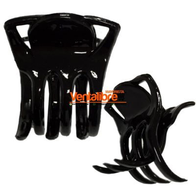 BROCHE CALADO 4 CM. NEGRO EXCELENTE CALIDAD