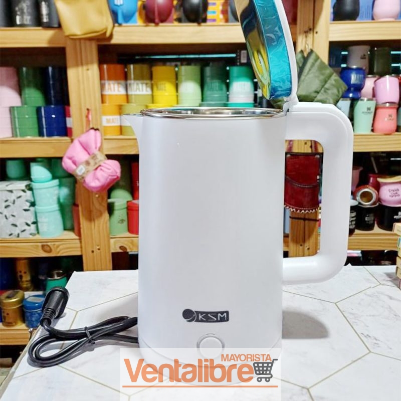 JARRA ELÉCTRICA DE ACERO INOXIDABLE 1.8LT. 1500W
