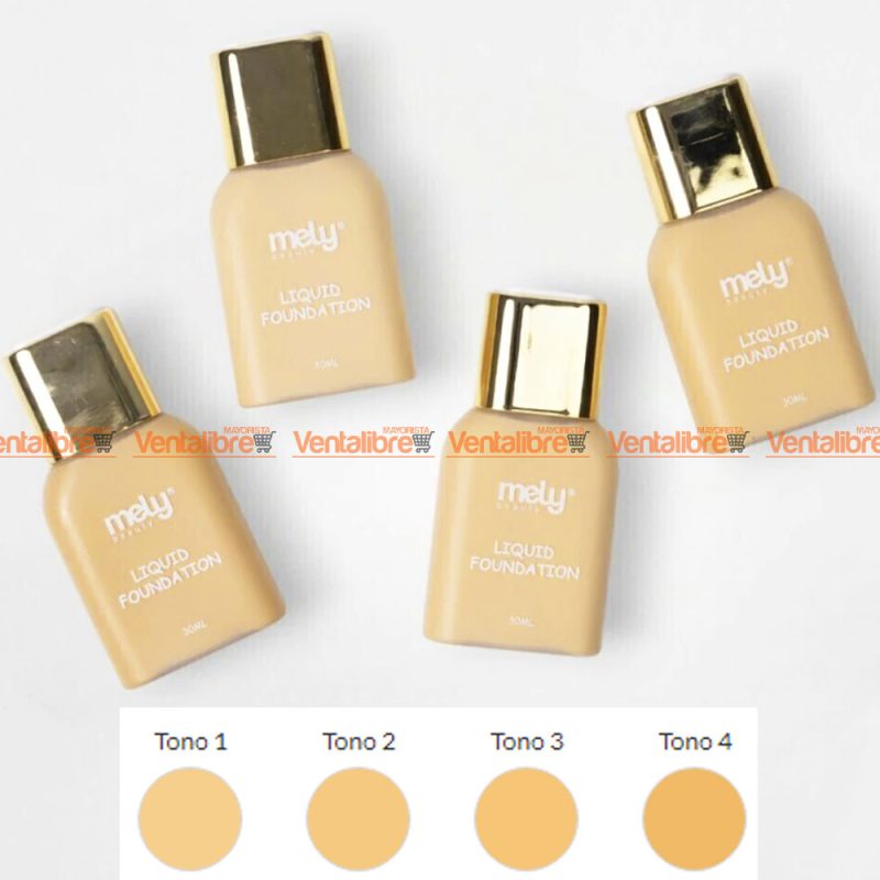 BASE DE MAQUILLAJE LÍQUIDA DE LARGA DURACIÓN 4 TONOS - Imagen 2