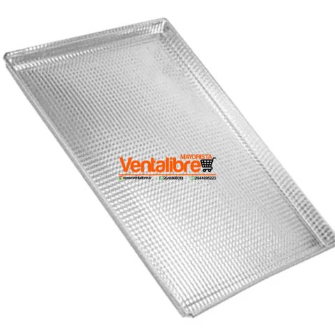 ASADERA GRANDE RECTANGULAR DE ALUMINIO N°5