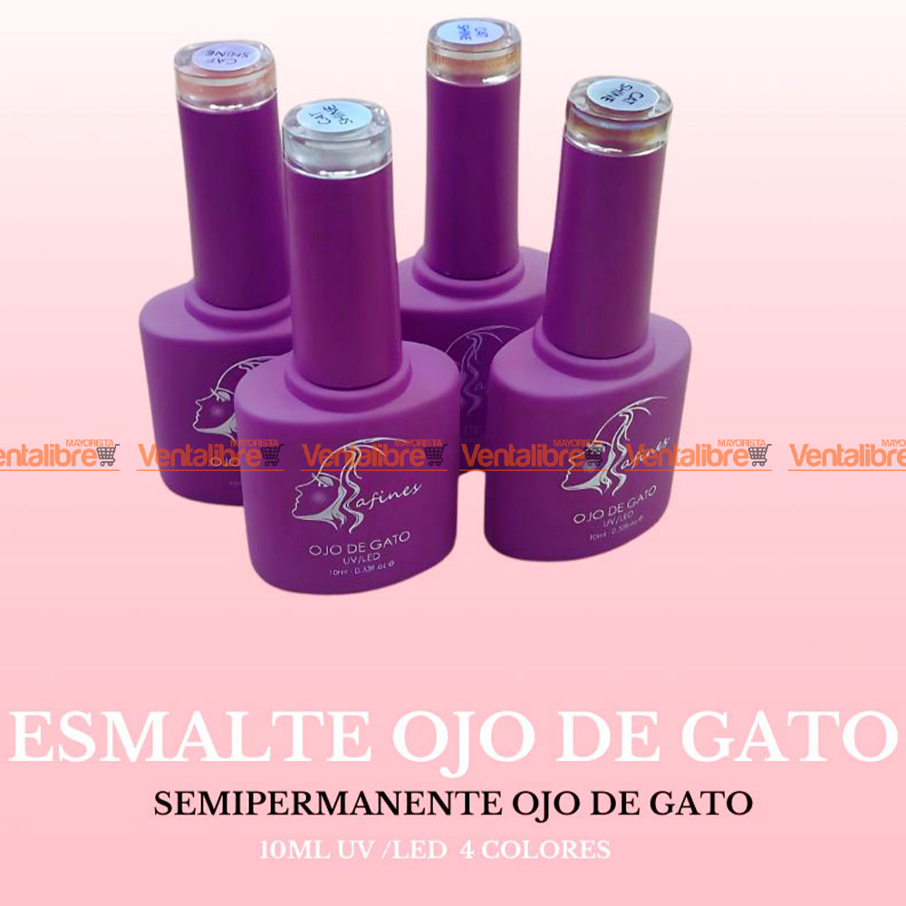 ESMALTE GEL POLISH OJO DE GATO DE 10 ML.