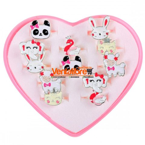 ANILLO INFANTIL FORMAS ANIMALITOS VARIOS MODELOS