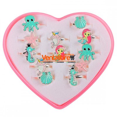 ANILLO INFANTIL FORMAS DEL MAR VARIOS MODELOS