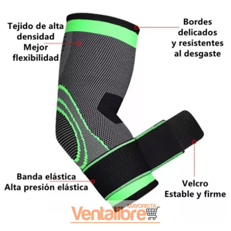CODERA ORTOPÉDICA AJUSTABLE DE COMPRESIÓN