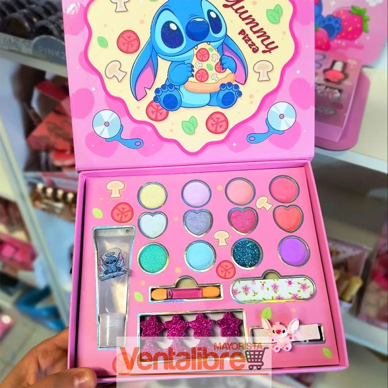 SET DE MAQUILLAJE INFANTIL COMPLETO DE STITCH