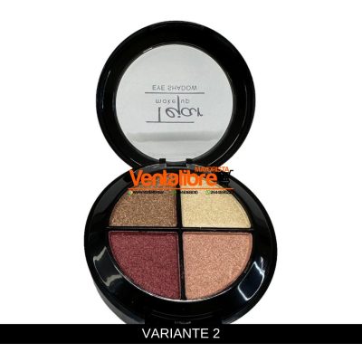 PALETA DE SOMBRA CON ESPEJO POR 4 TONOS MAS APLICADOR - Image 3