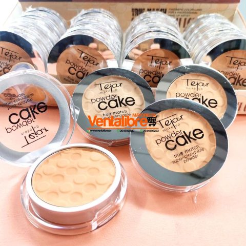 MAQUILLAJE EN POLVO COMPACTO CON ESPEJO Y CISNE 6 TONOS EFECTO HIDRATANTE