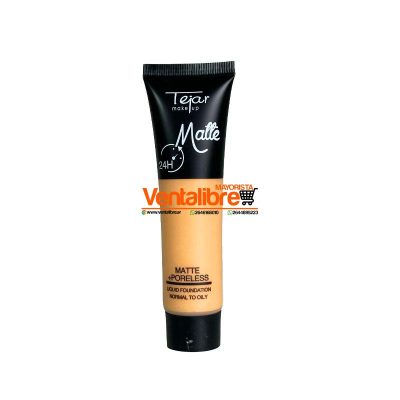 MAQUILLAJE BASE FLUIDO MATTE 24 HORAS EN POMO 4 TONOS - Image 4