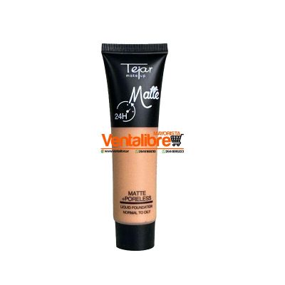 MAQUILLAJE BASE FLUIDO MATTE 24 HORAS EN POMO 4 TONOS - Image 6