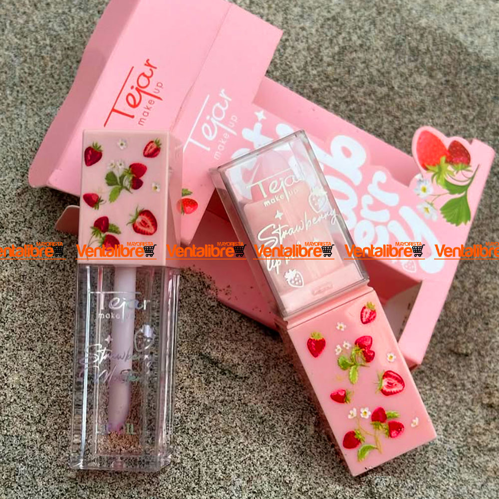 SET DE BRILLO LABIAL MÁS BÁLSAMO LABIAL SABORIZADO