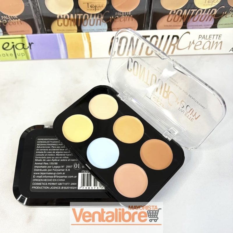 PALETA DE CONTORNO EN CREMA MAGIC HARMONY X 6 COLORES - Imagen 4