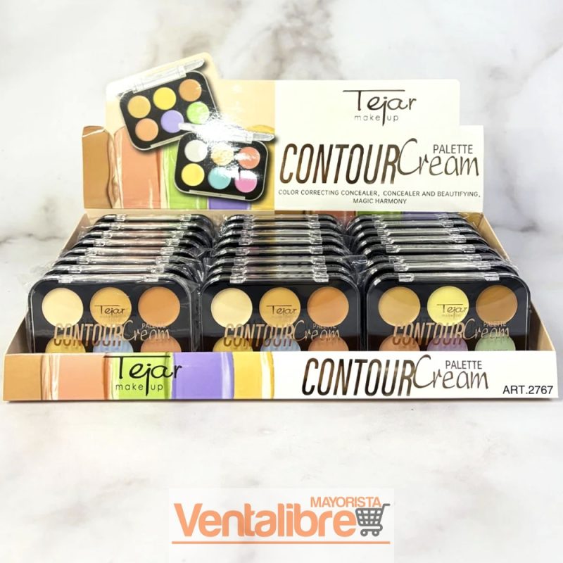 PALETA DE CONTORNO EN CREMA MAGIC HARMONY X 6 COLORES