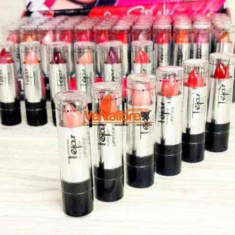 LAPIZ LABIAL LIP STICK EXCELENTE PIGMENTACIÓN 24 TONOS