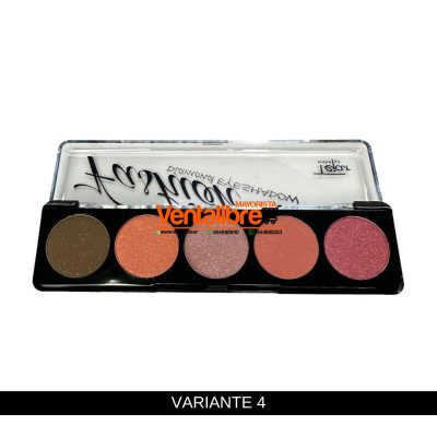 SOMBRA PARA OJOS DIAMOND PALETA DE 5 COLORES INTENSOS - Image 5