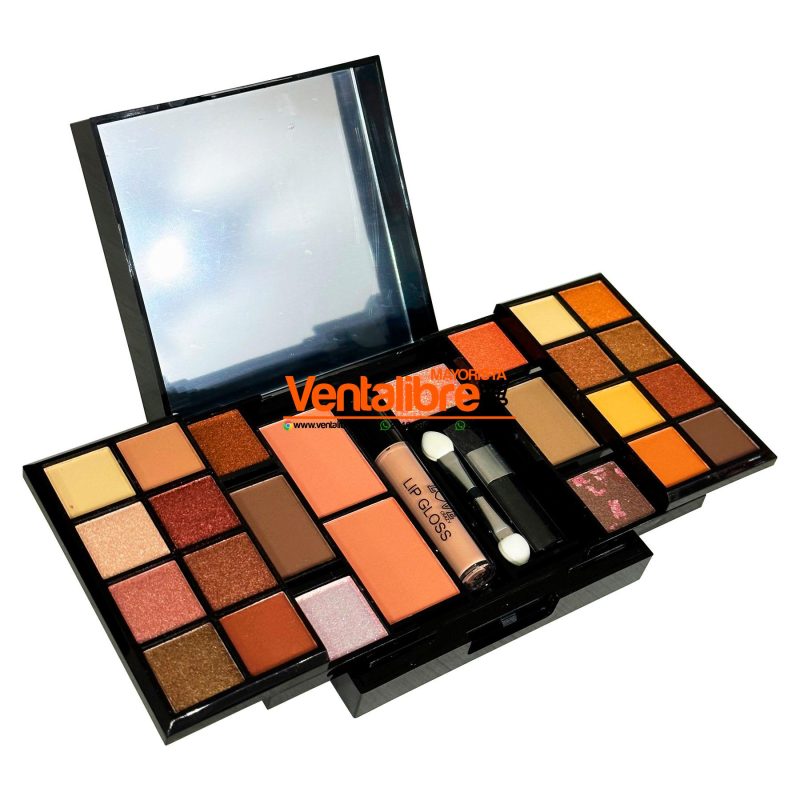 PALETA DE SOMBRAS X 23 TONOS MAS 2 RUBORES MAS 1 LIP GROSS ++ - Imagen 3
