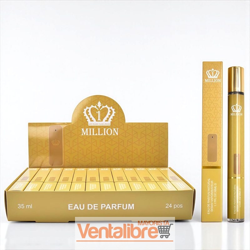 PERFUME ÁRABE SPRAY MILLÓN PARA MUJER TUBO 35 ML.