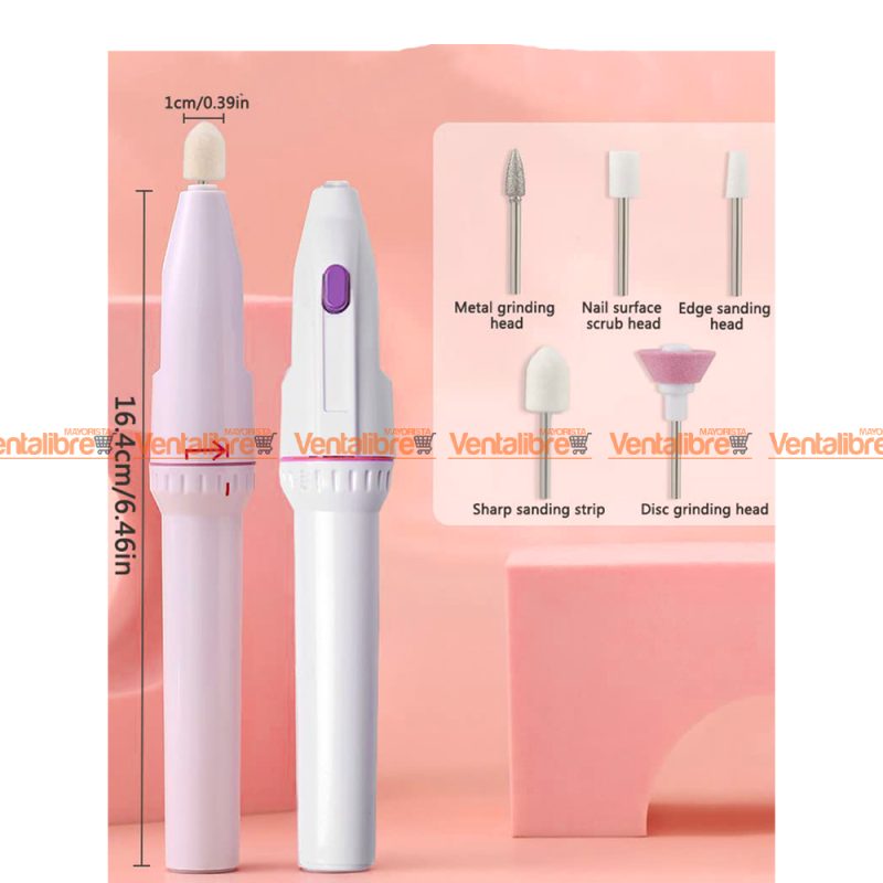 TORNO ELÉCTRICO A PILAS MAS KIT PULIDOR DE UÑAS - Image 3