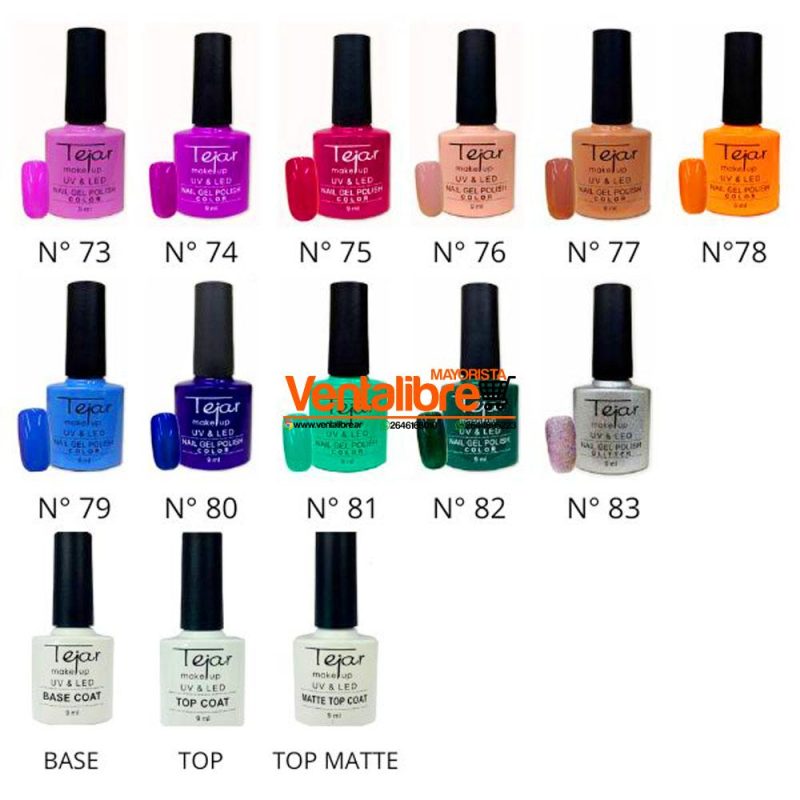 ESMALTE SEMI PERMANENTE PARA CABINAS UV & LED DE 9 ML. - Imagen 2
