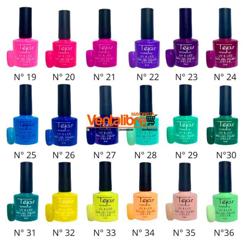 ESMALTE SEMI PERMANENTE PARA CABINAS UV & LED DE 9 ML. - Imagen 5