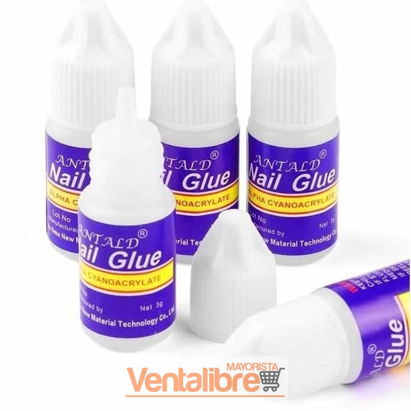 PACK DE 5 PEGAMENTOS ADHESIVOS PARA UÑAS POSTIZAS & STRASS - Imagen 2