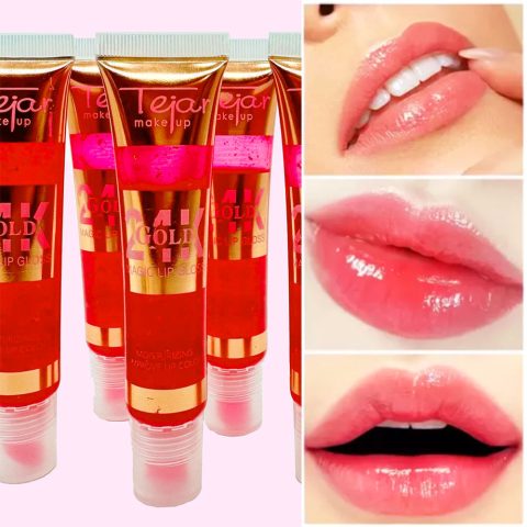 BRILLO LABIAL MÁGICO ORO 24K CON HIDRATANTE
