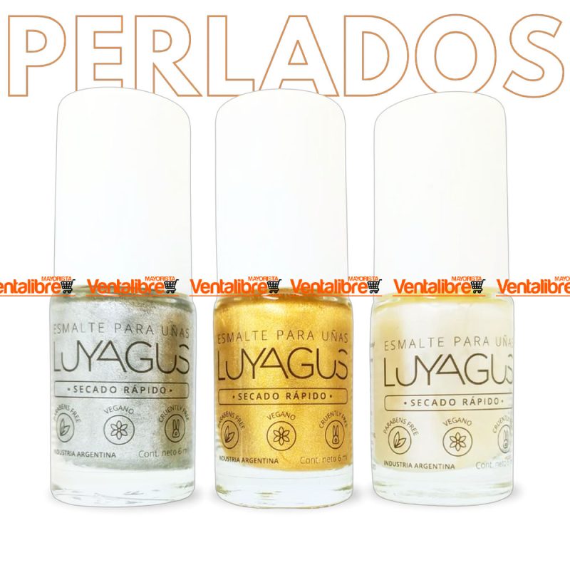 ESMALTE PARA UÑAS PERLADO SECADO RÁPIDO