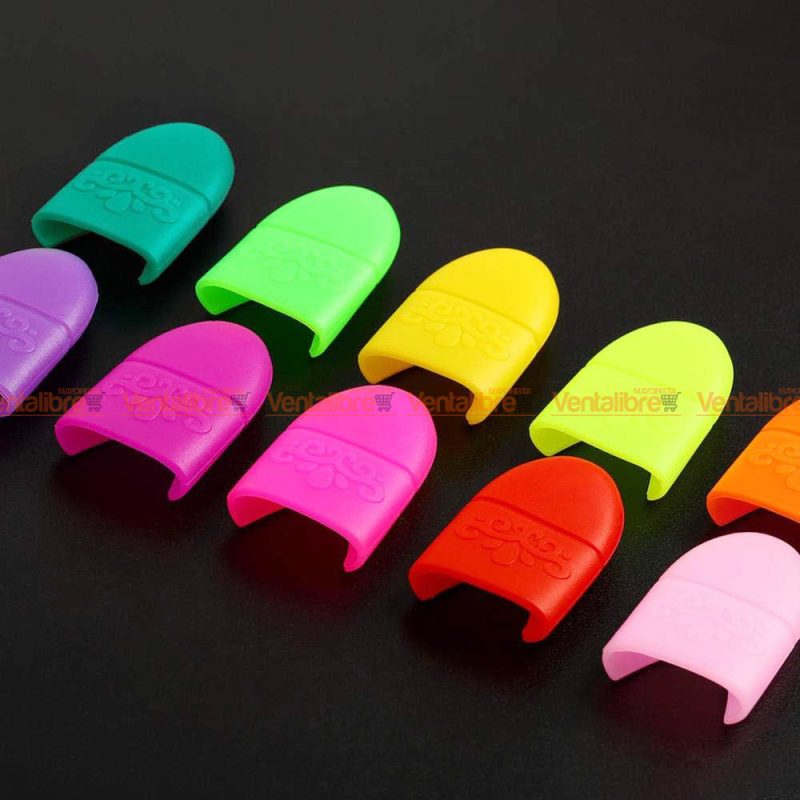 CAPUCHONES DE SILICONA PARA PROTECCIÓN DE UÑAS X 5 UNI. - Imagen 3