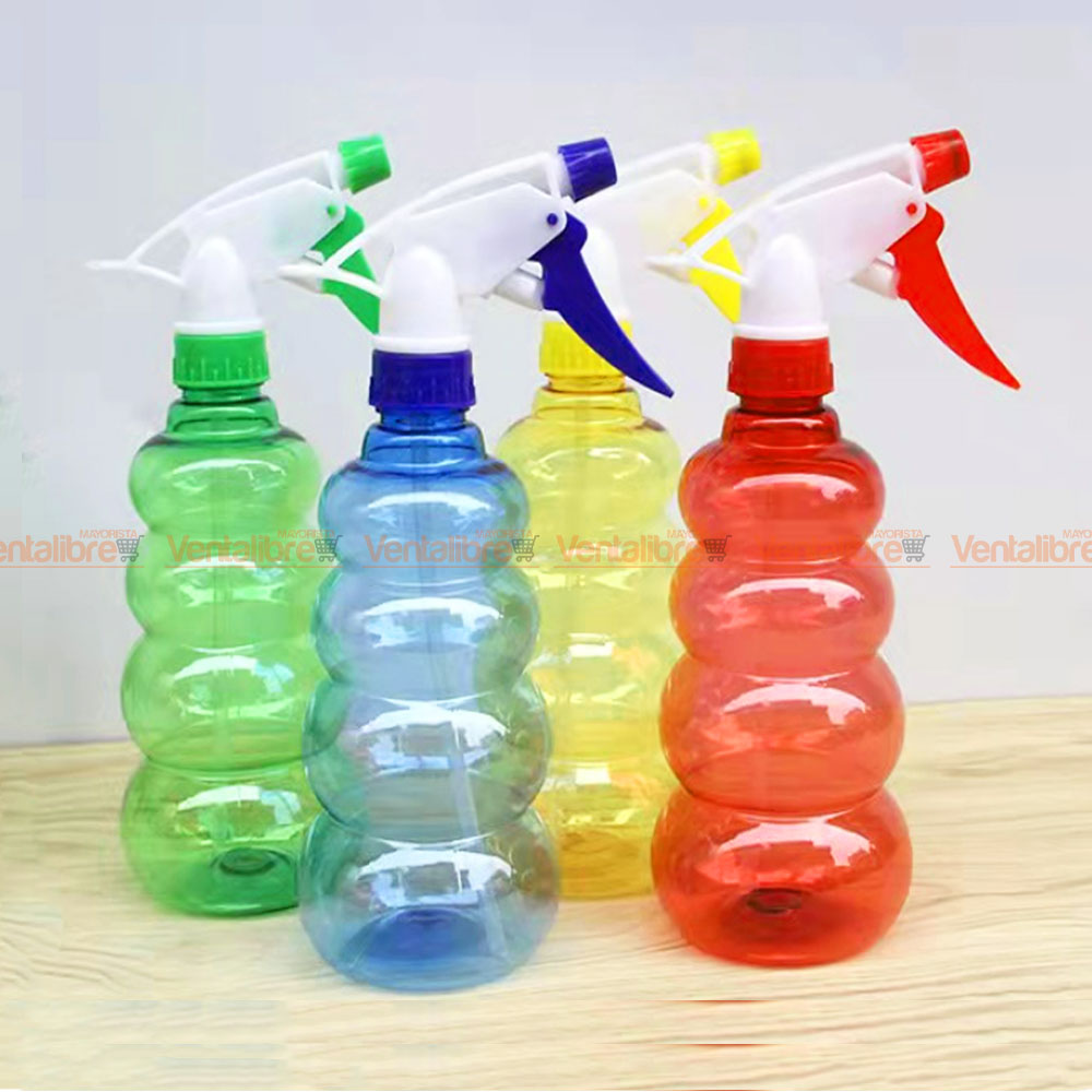BOTELLA ROCIADORA GRANDE AJUSTABLE DE 400 ML.