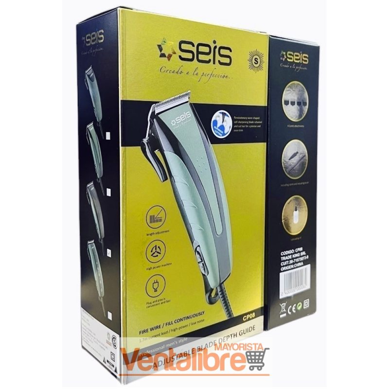 CORTA PELO PROFESIONAL CON CABLE 220V. MÁS ACCESORIOS - Imagen 2