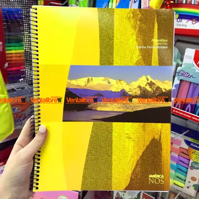 CUADERNO UNIVERSITARIO AMÉRICA 22X29 X 80 HJS.