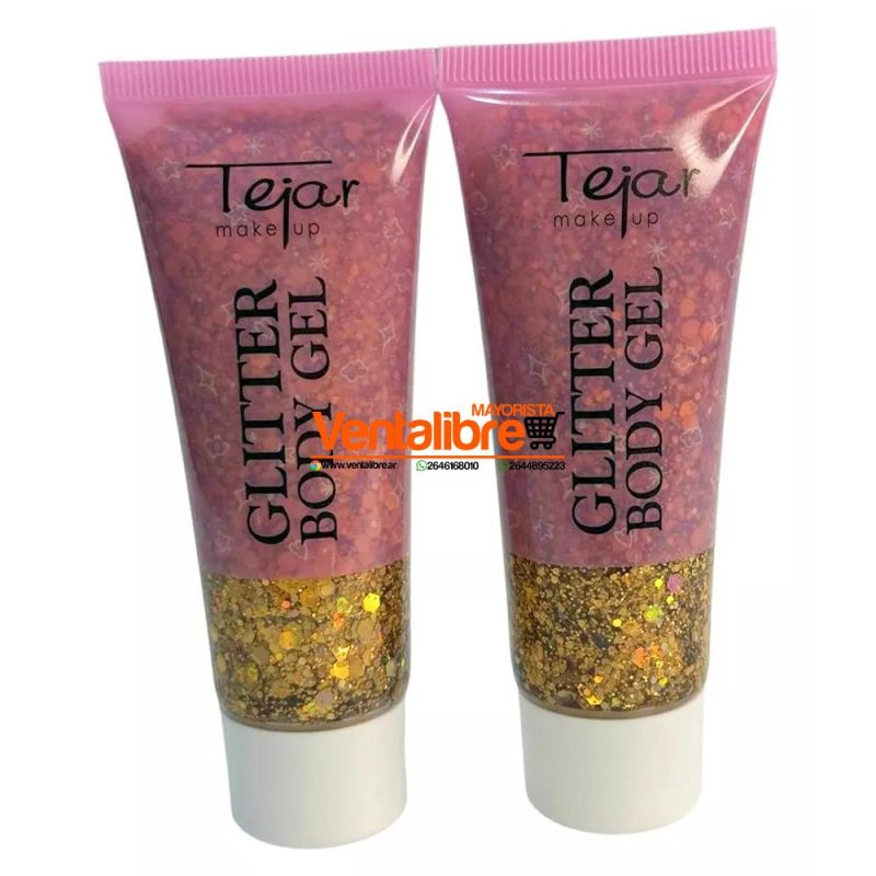 GEL CORPORAL CON GLITTER PARA MAQUILLAJES Y PEINADOS - Imagen 6