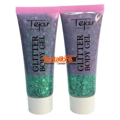 GEL CORPORAL CON GLITTER PARA MAQUILLAJES Y PEINADOS - Image 9