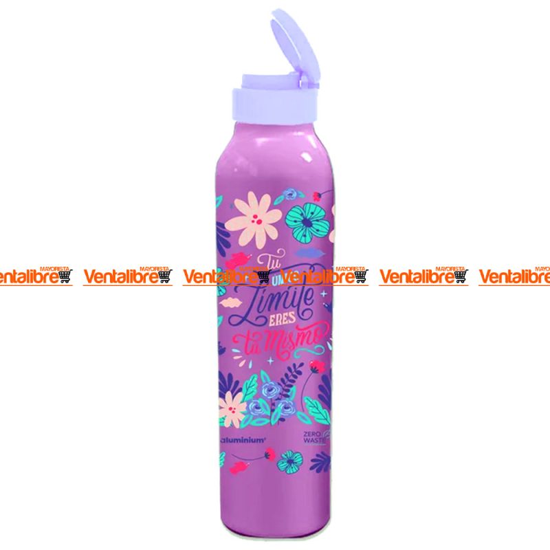 BOTELLA ALUMINIO FUN ESTAMPADA DE 500 ML. CON AGARRE PREMIUM - Imagen 3
