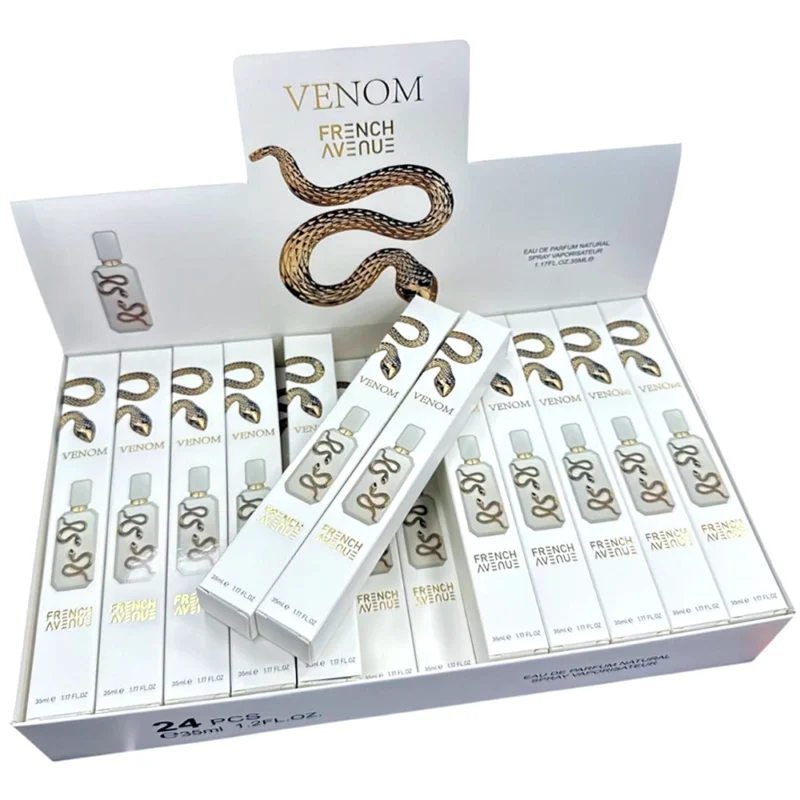 PERFUME ÁRABE VENENO BIANCO DE FRENCH AVENUE UNISEX TUBO 35 ML.