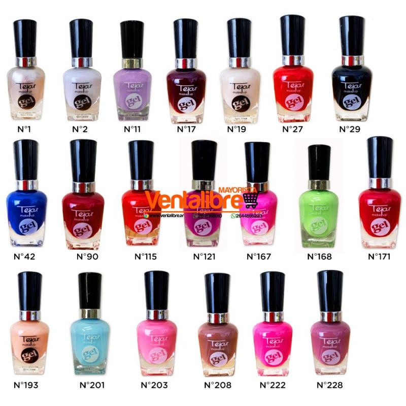 ESMALTE GELIFICADO PARA UÑAS POR 16 ML. ALTA CALIDAD - Imagen 2