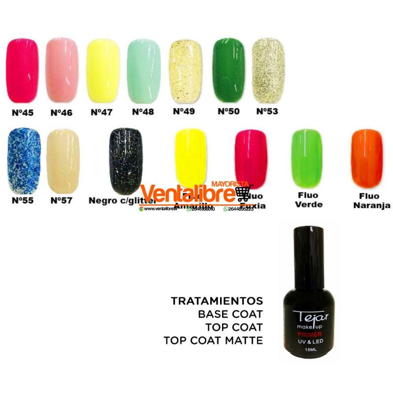 ESMALTE SEMI PERMANENTE PARA CABINAS UV & LED DE 15 ML. - Imagen 3