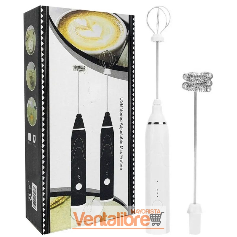 BATIDORA DE CAFÉ 2 EN 1 RECARGABLE