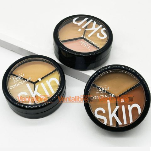 CORRECTOR FACIAL CON TEXTURA CREMOSA PALETA X3 TONOS