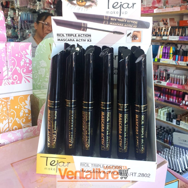 MÁSCARA DE PESTAÑAS TRIPLE ACCIÓN ACTIV X3