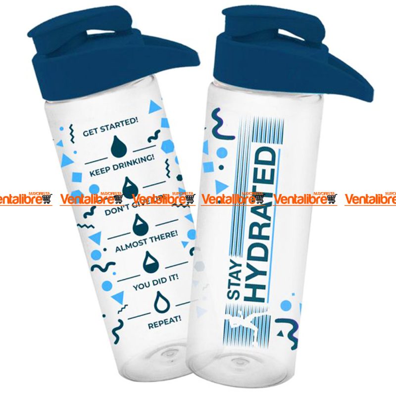 BOTELLA DEPORTIVA REFORZADA CON AGARRE X 750 ML. ESTAMPADA - Imagen 4